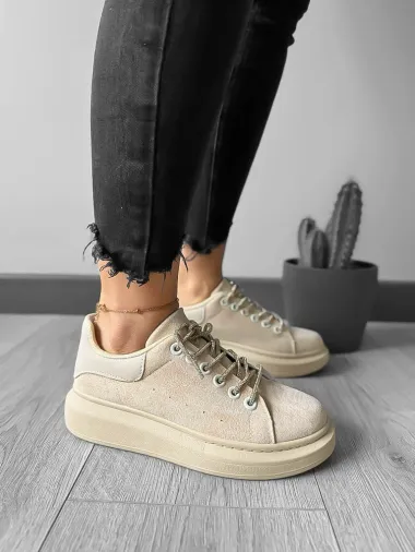 Adidasi dama bej WW087 N7-4